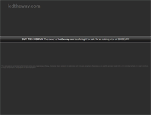 Tablet Screenshot of ledtheway.com